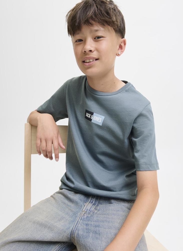 Jack & Jones Junior Kids JjpanCrew Neck T-Shirt - Image 3