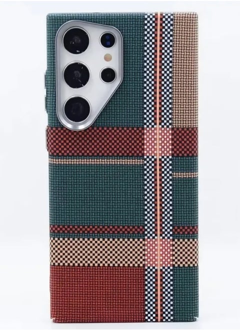 Samsung S25 Ultra Case Slim Carbon Fiber Texture Hard