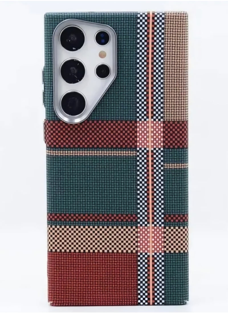 Luxo - Samsung S25 Ultra Case Slim Carbon Fiber Texture Hard - Image 1