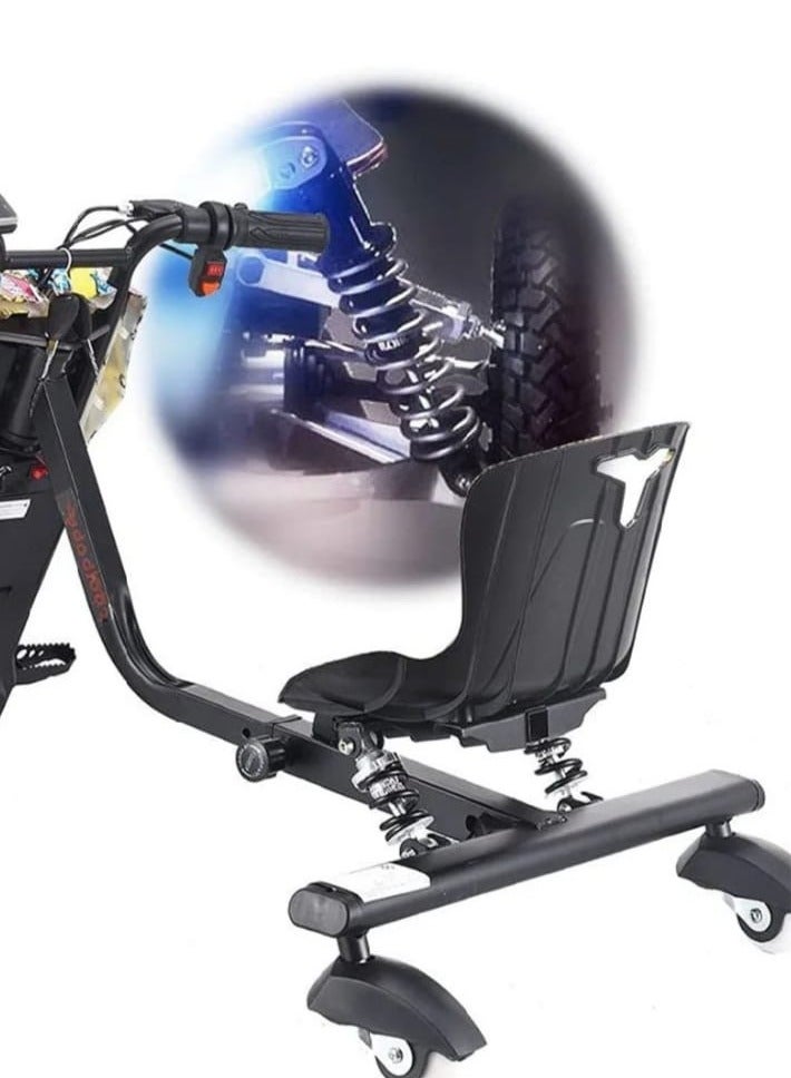 وينر سكاي سكوتر كهربائي 3 عجلات، دوران 360 درجة مع ضوء - Image 4