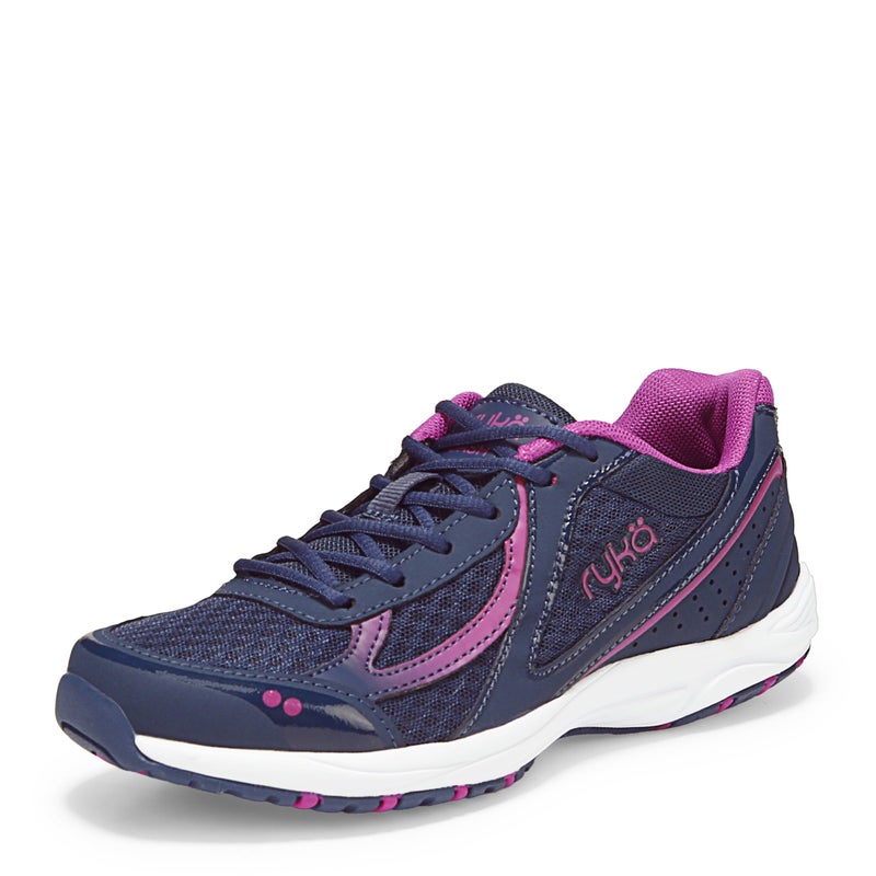 Ryka Women's Dash 3 Walking Shoe, Navy/Pink, 10 - Image 1