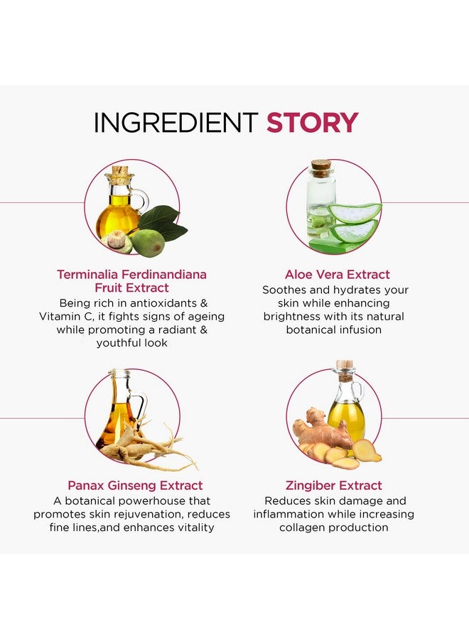 Oshea Herbals PhytoAge Age Reversal Anti Ageing & Brightening Face Serum for All Skin Types | Reduce Wrinkles, Skin Redness & Enhance Skin Radiance - 40ml - Image 3