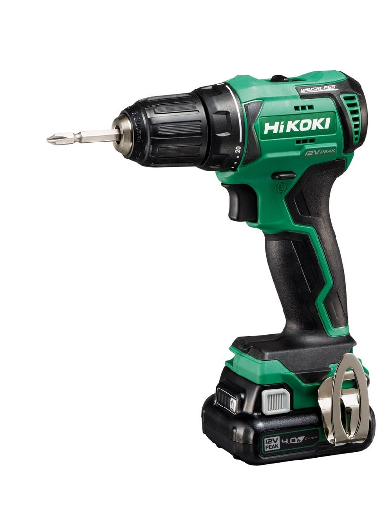 Hikoki Cordless Impact Driver Drill 18V | 3.0Ah Li-Ion Battery | Brushless Motor | 55Nm Torque | Compact & Lightweight | Model DV18DDFPZ - Image 1