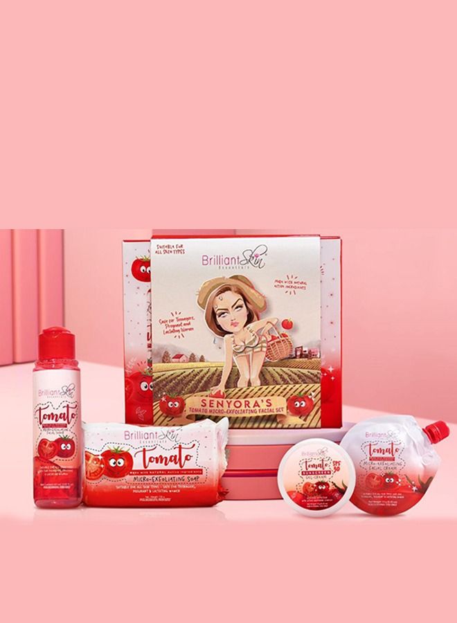بريليانت سكين مجموعة الطماطم للعناية بالبشرة - Image 1