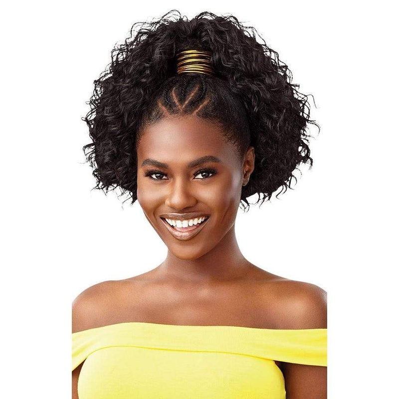 Outre Converti Cap Synthetic Wig - TROPICAL TENDRILS (1B Off Black) - Image 3