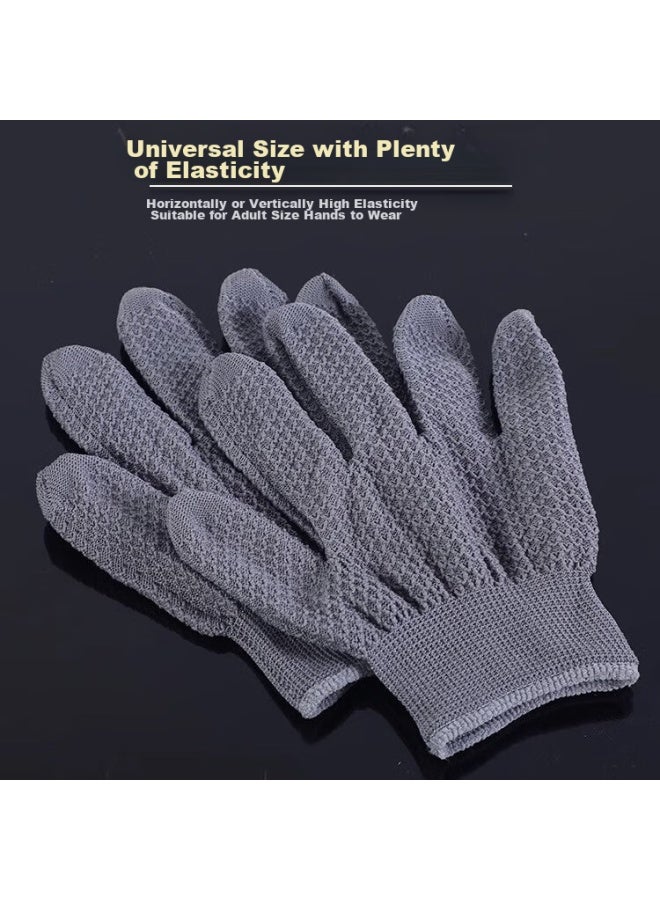 Pinyu Antique Gloves, Pine Pattern Nano S Size, 10 Pairs, Thickened, Wear-resistant, Powerful Polishing, Disc Hand String, Walnut Gloves - Image 2