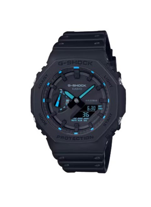 ساعة يد G-Shock للرجال GA-2100-1A2ER تناظرية ورقمية