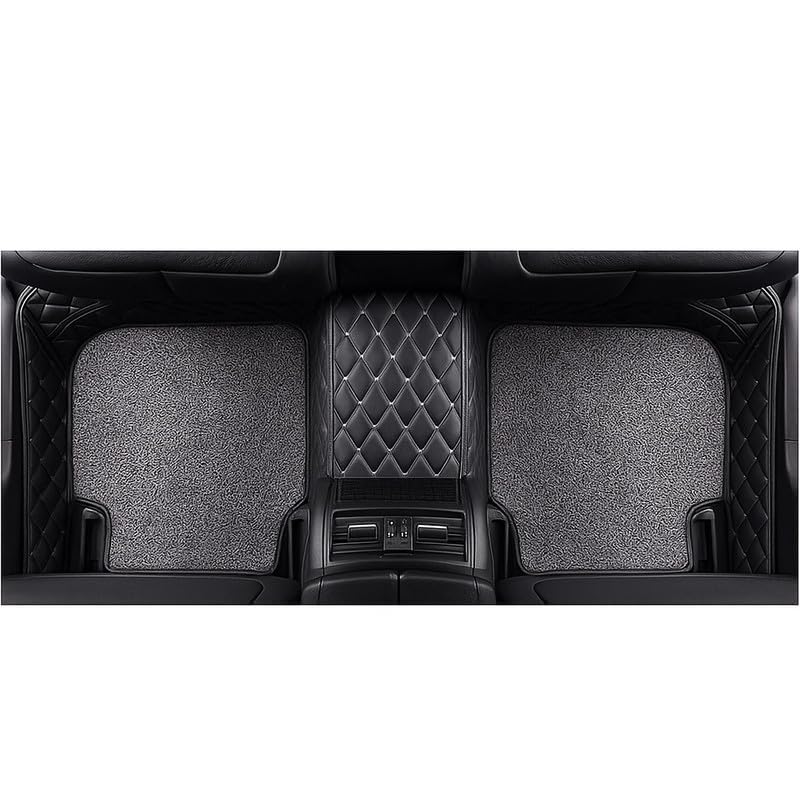 CYRER 7D car mat Full Set for Urban Cruiser || Luxury Leather Double Car Floor Mat Complete Set || 100% Waterproof and Washable || Color : Black - Image 5