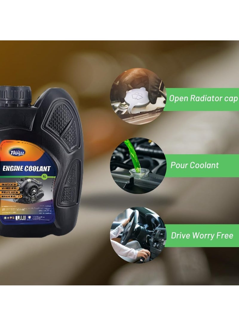 Thrill Engine Coolant 1L – Long-Lasting Radiator Coolant for Car & SUV | Prevents Overheating | Ready-to-Use - Image 5