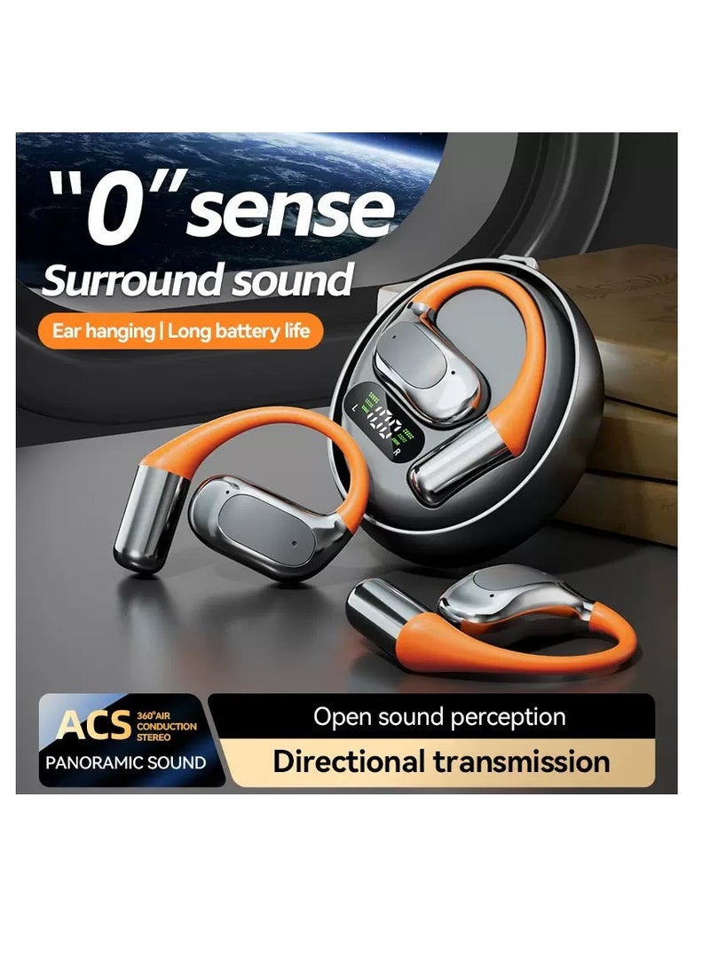 M113 Rotating Sports Wireless Bluetooth Headphones, Noise Reduction, Ultra-Long Battery Life, Smart AI Translation Ear-hook Headphones - Image 2