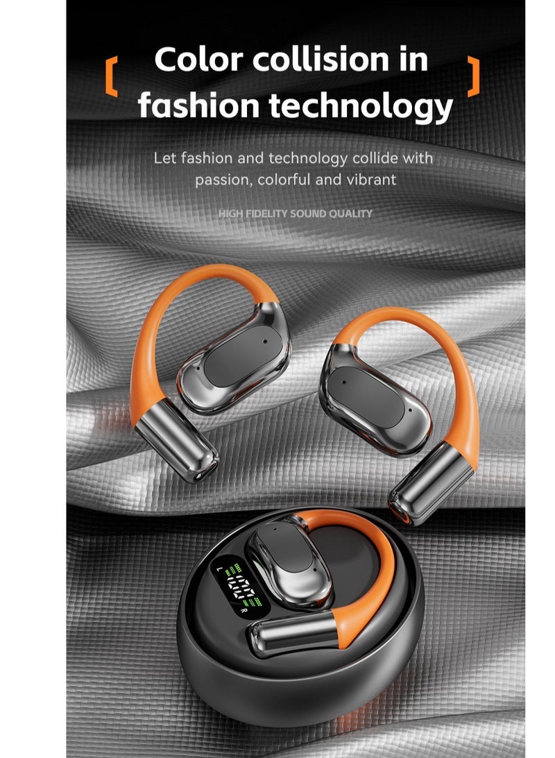 M113 Rotating Sports Wireless Bluetooth Headphones, Noise Reduction, Ultra-Long Battery Life, Smart AI Translation Ear-hook Headphones - Image 3