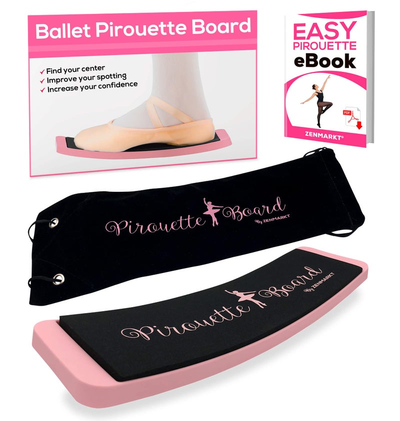 Zenmarkt Ballet Turning Board for Dancers - Figure Skating Ballet Dance Turning Pirouette Board by Improve Balance and Turns - Training Equipment for Dancers, Ice skaters, Gymnasts and Cheerleaders - Image 1