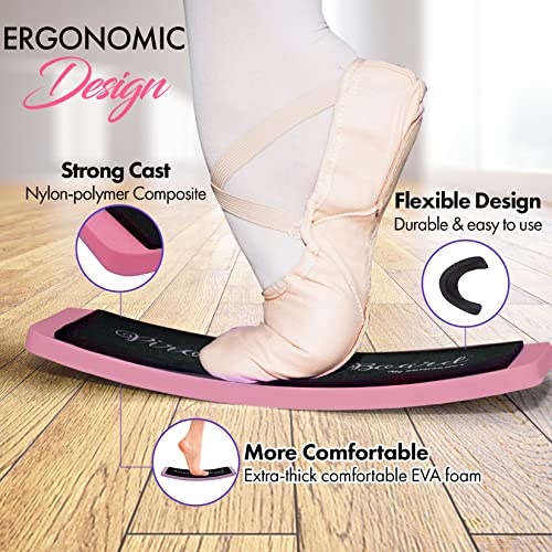 Zenmarkt Ballet Turning Board for Dancers - Figure Skating Ballet Dance Turning Pirouette Board by Improve Balance and Turns - Training Equipment for Dancers, Ice skaters, Gymnasts and Cheerleaders - Image 3