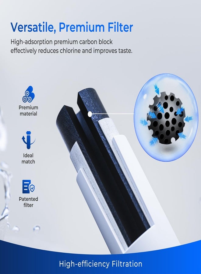ووتر دروب فلتر مياه ثلاجة Waterdrop Plus UKF8001 معتمد من NSF 401، 53، بديل لفلتر Whirlpool® Everydrop® 4، EDR4RXD1، Maytag UKF8001AXX، 4 فلاتر - Image 5