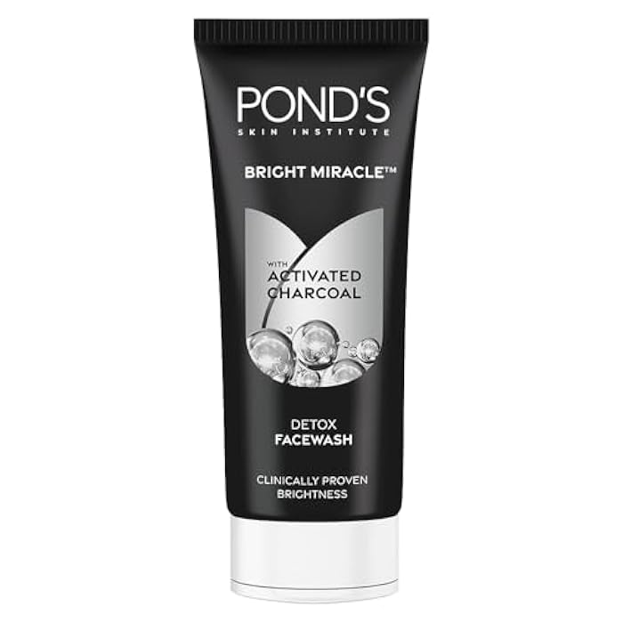 POND'S Bright Miracle With Activated Charcoal Facewash, 100g - Image 1