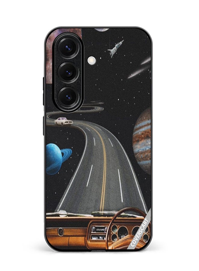 غطاء حماية لجهاز سامسونج جالاكسي S24 تصميم جالاكسي متعدد الألوان