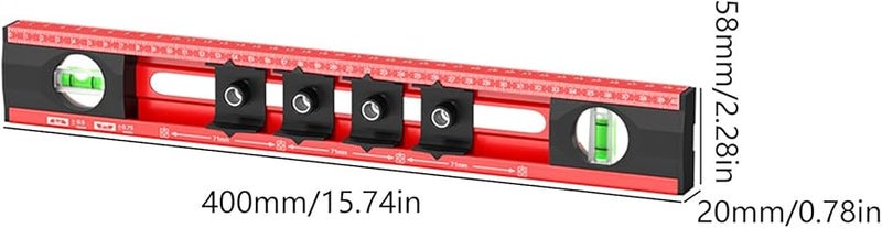 أداة تسوية أفقية رأسية لتحديد موضع المنافذ ومحاذاة الجدران بتصميم مريح - Image 5