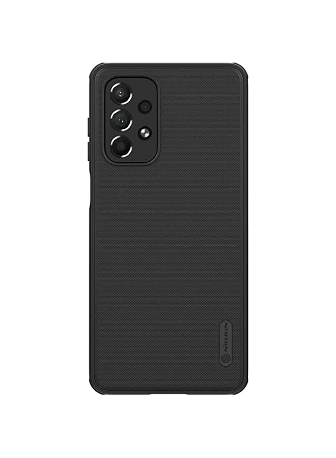 IAF حافظة لهاتف سامسونج جالاكسي A73 5G غطاء درع فائق التجميد برو حماية غير لامعة شاملة لهاتف سامسونج جالاكسي A73 5G أسود