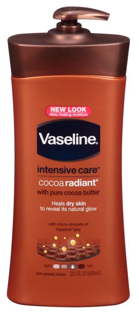 Vaseline Intensive Care Lotion Cocoa Radiant 20.3 Ounce Pump (600ml) (6 Pack) - Image 3