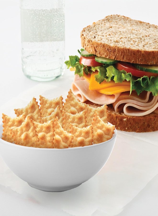 RITZ Toasted Chips Roasted Garlic Crackers, Party Snacks, 8.1 oz - Image 5