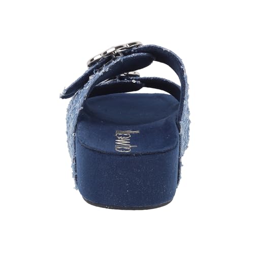 Catwalk Women Stylised Open Back Platforms | For Women & Girls (BLUE,6 UK) - Image 5