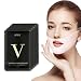 APPTI Double V Shape Chin Reducer Face Lifting Mask, Firming Tightening Facial Masks Chin Up Patch V Line Lifting Mask for Women Men Face and Neck Slimmer 5 Pieces - Image 2