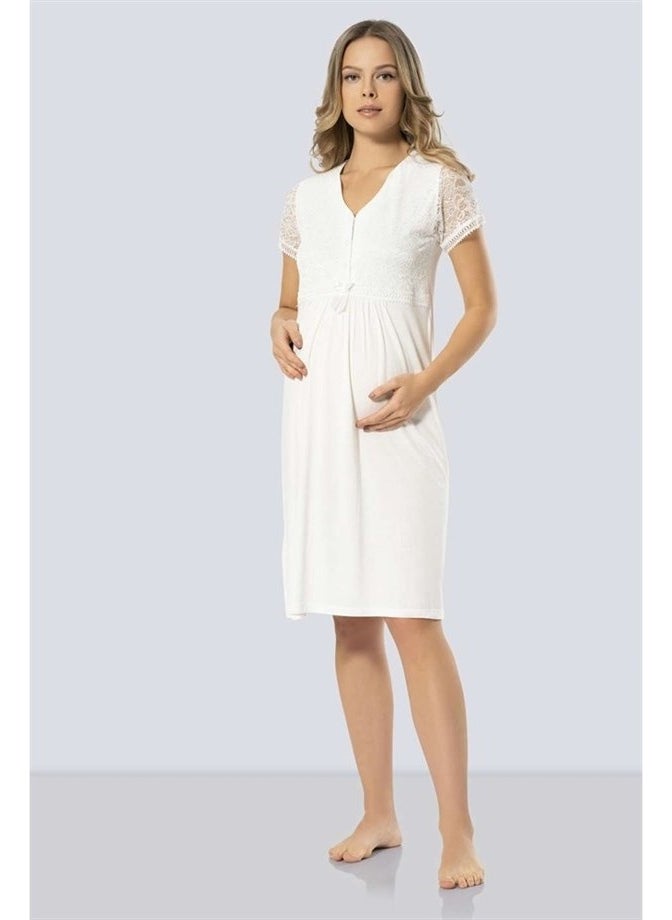 3296 Postpartum Nightgown - Ecru - pzsku/Z29482BCDB2CDC9CF8F2BZ/45/_/1731133271/5262fd16-9e7f-42ae-b49c-a9332c36164d