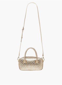 MISSY Womens Missy Monogram Embossed Tote Bag With Zip Closure Ramadan Collection  - Image 2