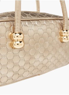 MISSY Womens Missy Monogram Embossed Tote Bag With Zip Closure Ramadan Collection  - Image 4