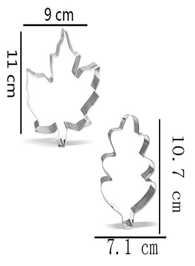 Keewah Large Fall Thanksgiving Cookie Cutter Set - 7 Piece - Stainless Steel - Image 4