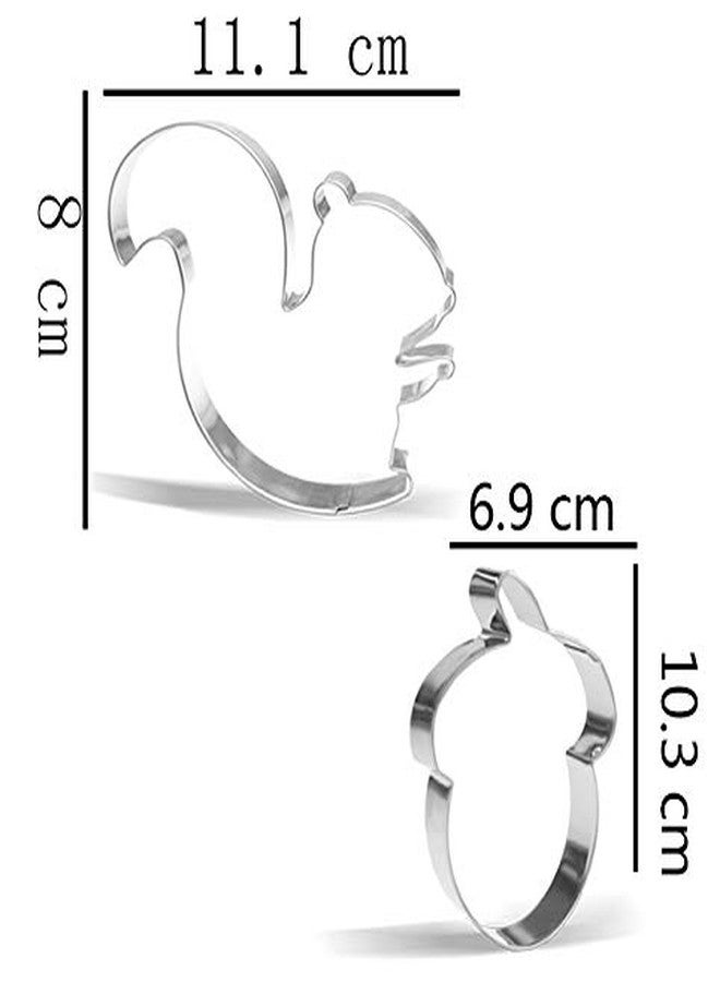 Keewah Large Fall Thanksgiving Cookie Cutter Set - 7 Piece - Stainless Steel - Image 3