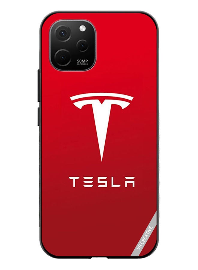 VR CREATIVE Protective Case Cover For Huawei Nova Y61 Tesla Design Multicolour - Image 1