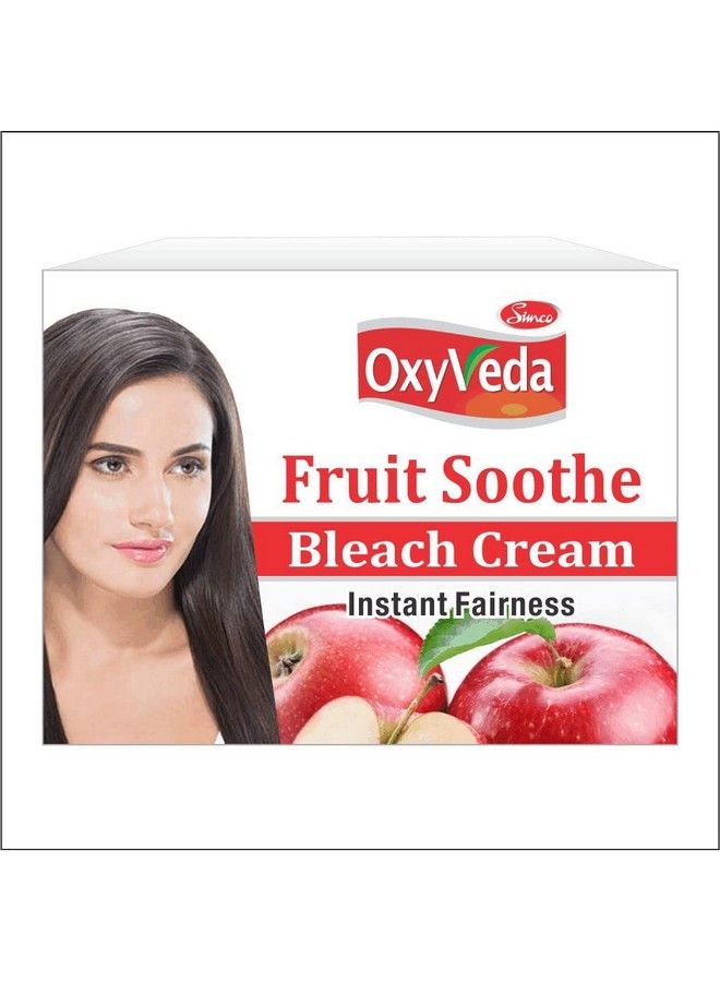 Simco Oxyveda Fruit Soothe Bleach Cream 250G - Image 2