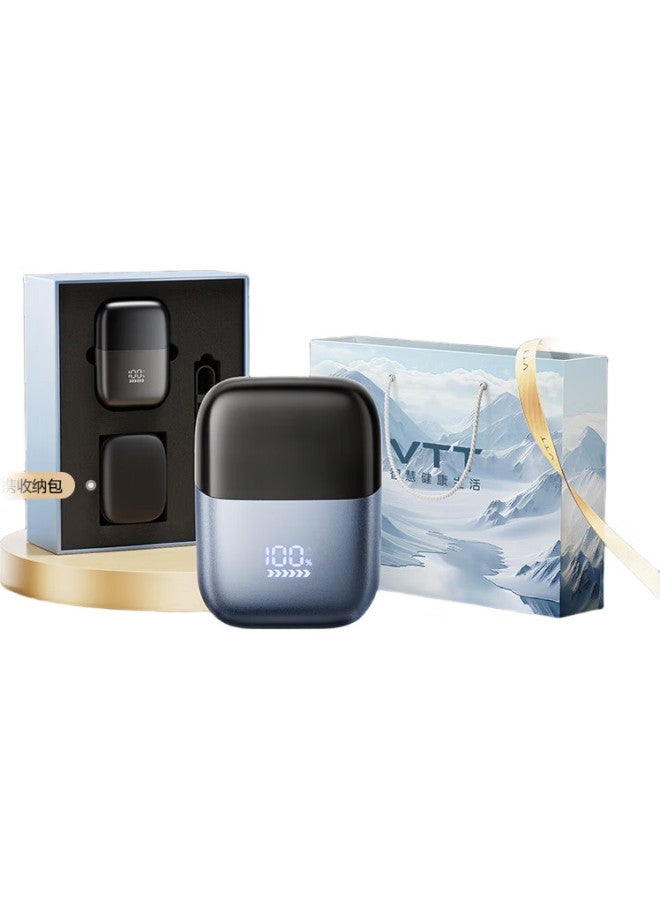 Vtt [Germany] Electric Reciprocating Shaver For Men, Travel-Friendly Mini Portable Full-Body Washable Beard Trimmer, Gift For Dad, Boyfriend, Valentine'S Day Present - Image 2