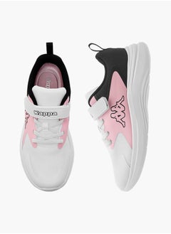 Kappa Girls' Colourblock Sports Shoes With Hook And Loop Closure  - Image 1