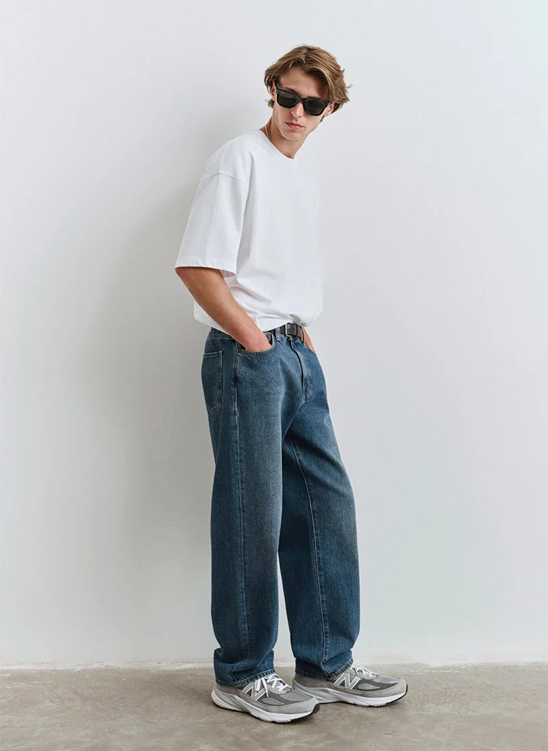 مافي Mitte Dusty Indigo Street Jeans