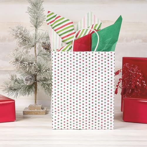 Current Holiday Red, Green & Stripes Tissue Sheets - Set of 18 Sheets, 20" x 20", 6 of Each Color/Design. - Image 5