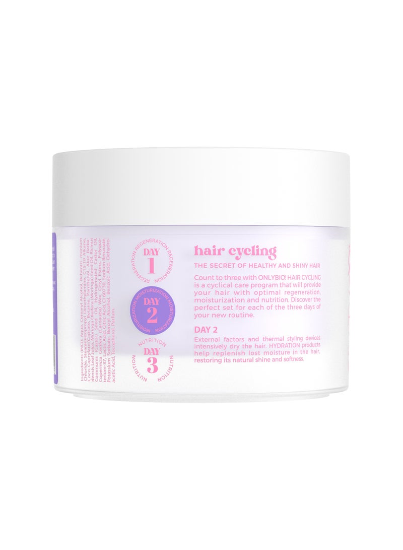 اونليبيو قناع الشعر المرطب للغاية Onlybio Hair Cycling Hydration لعلاج الشعر لمدة 15 دقيقة، 280 مل - Image 3