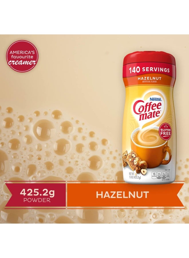 Nestle Hazelnut Flavored Coffee Creamer Powder for Hot Beverages 425 g - Image 3