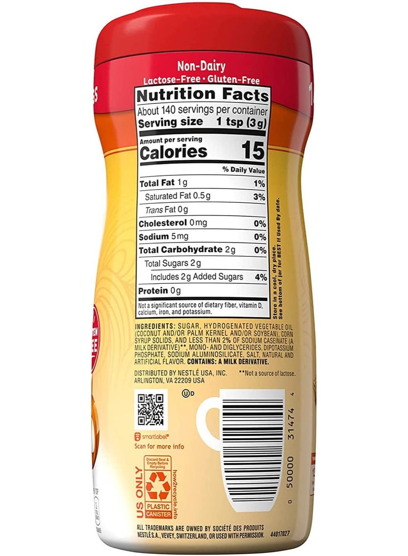 Nestle Hazelnut Flavored Coffee Creamer Powder for Hot Beverages 425 g - Image 2