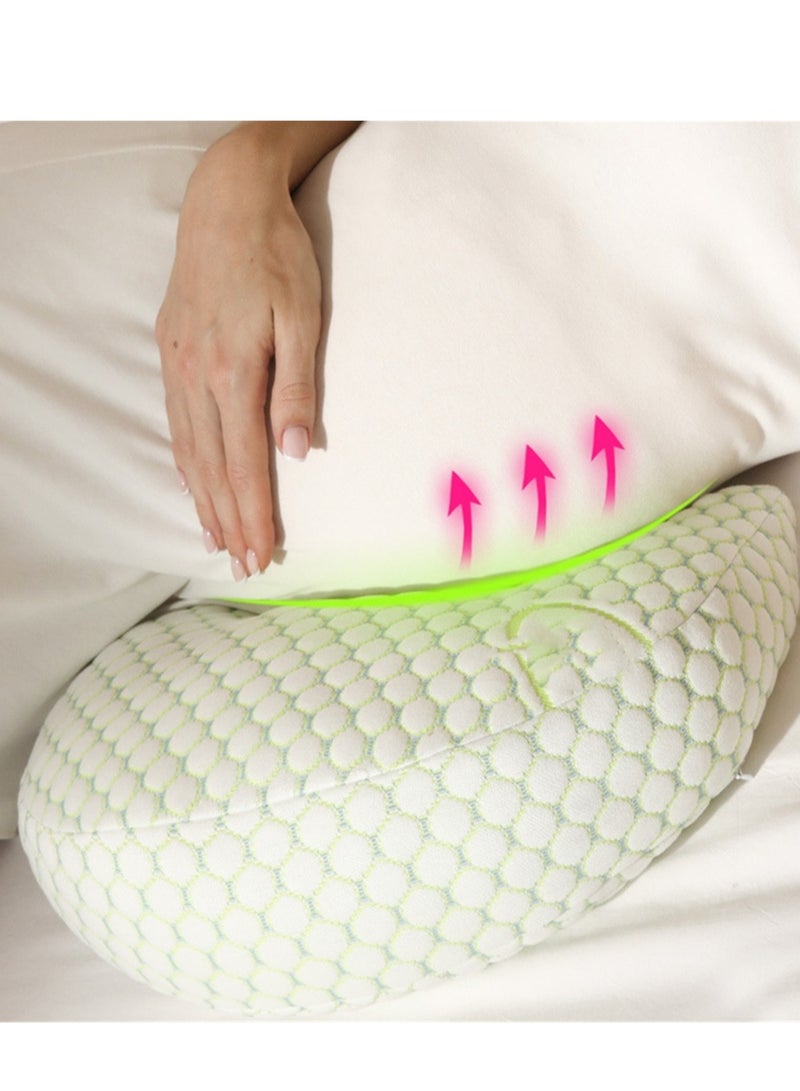 Pregnancy pillow waist support side sleeping pillow multi-functional pregnancy belly support pillow cushion - Image 3
