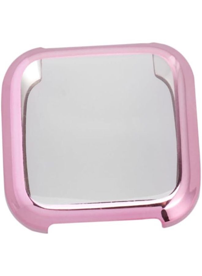 Pink TPU Protective Frame Cover for Watch Scratch Resistant Elegant Case - Image 1