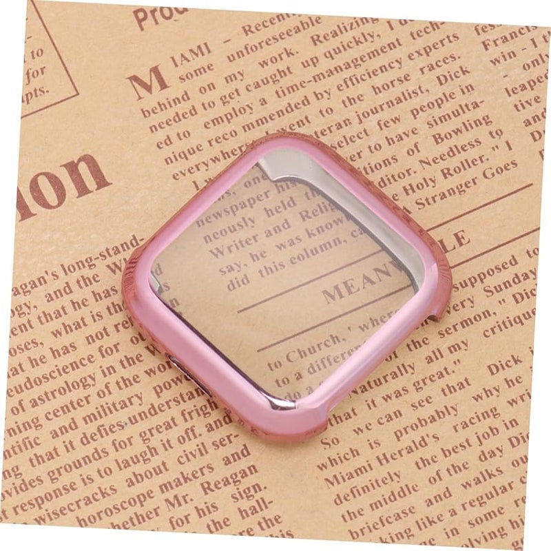 Pink TPU Protective Frame Cover for Watch Scratch Resistant Elegant Case - Image 3