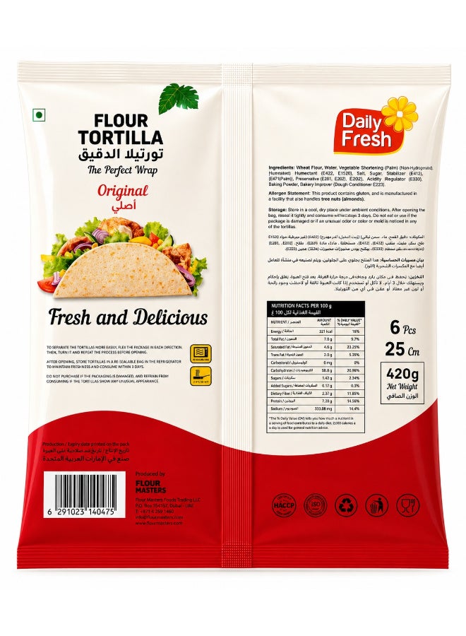 Daily Fresh Org Tortilla 6'S - Image 2