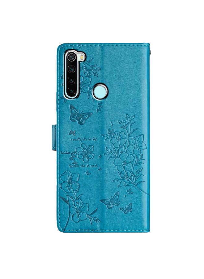 erorex Case For Redmi Note 8T Butterflies and Flowers Leather Phone Case - Image 3