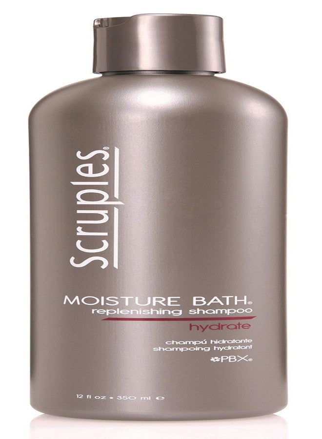 Scruples Moisture Bath Hair Shampoo for Men & Women - Moisturizing Shampoo for Dry, Brittle & Coarse Hair - Helps Restore Shine & Elasticity (12 Fl oz)