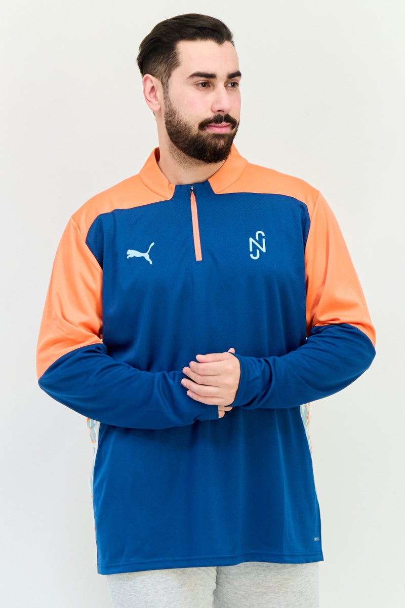 PUMA Men Slim Fit Long Sleeves Neymar Junior Training Jacket, Multicolor - Image 1