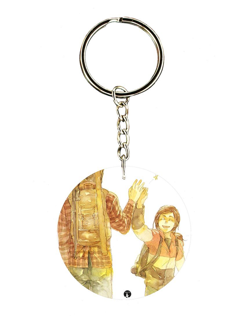 The Last Of Us Video Game Double Side Printed Keychain