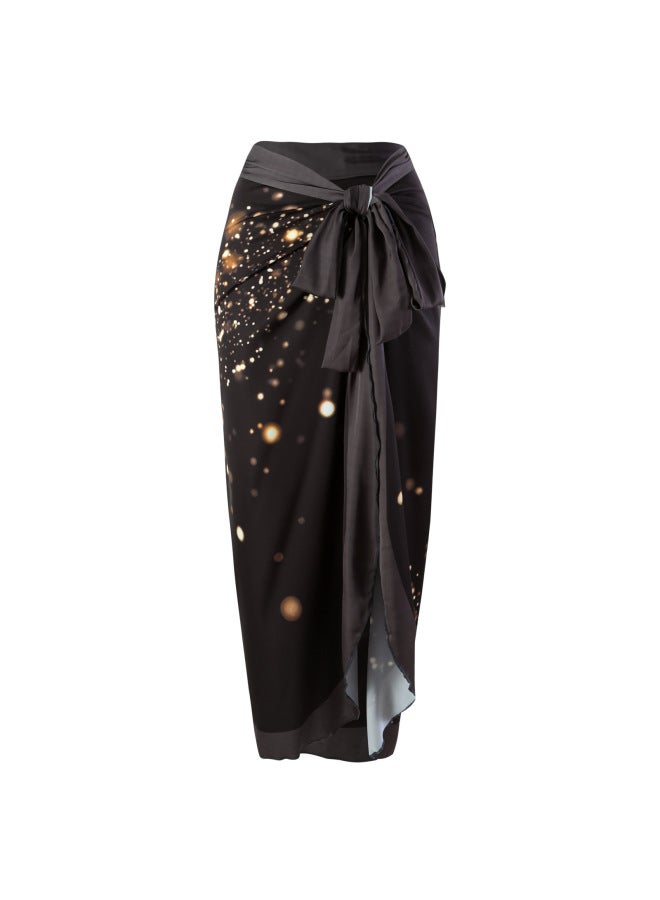 Loquat 2023 European And American French Retro Printed Swimsuit Women's Hot Spring Holiday Beach Dress Two-piece Swimsuit-Color:conjoined Bikini- - Image 5