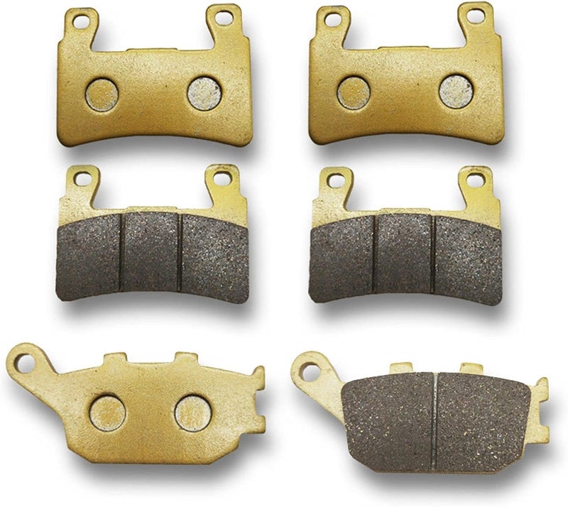 QASULER Motorcycle Brake Pads Set